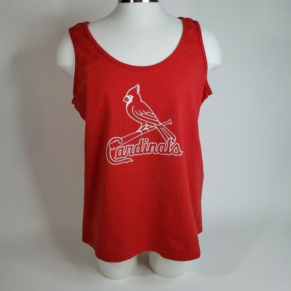 Unisex Gildan Red St. Louis Cardinals Tank Top Size Large MLB - Picture 1 of 8